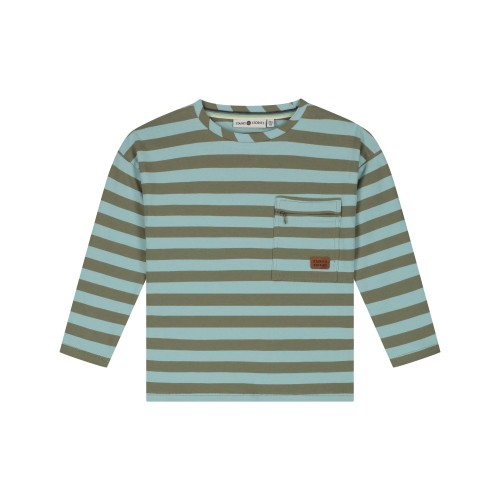 Stains & Stories Μακρυμάνικο Ριγέ T-shirt 