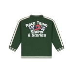 Stains & Stories Φούτερ Πράσινη Ζακέτα