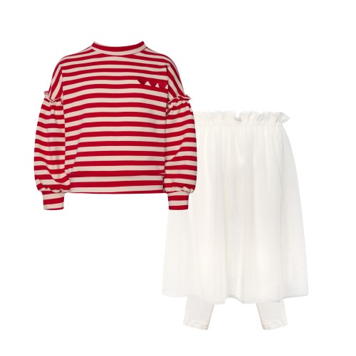 Σετ Μπλούζα, Κολάν & Tutu Striped Universe