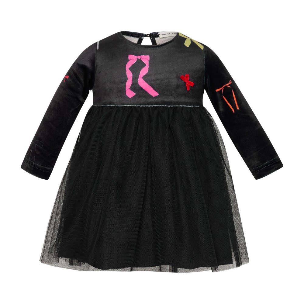 Βρεφικό Βελούδινο Φόρεμα Bowland Allover