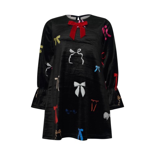 Βελούδινο Φόρεμα Bowland Allover 