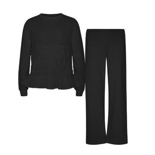 Σετ Φούτερ Μπλούζα με Κορσέ & Παντελόνι