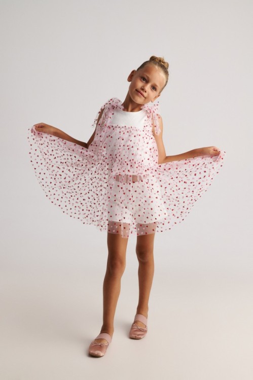 Two In A Castle Σετ Τοπ, σορτς & Τούλινο Φόρεμα Heartbeat