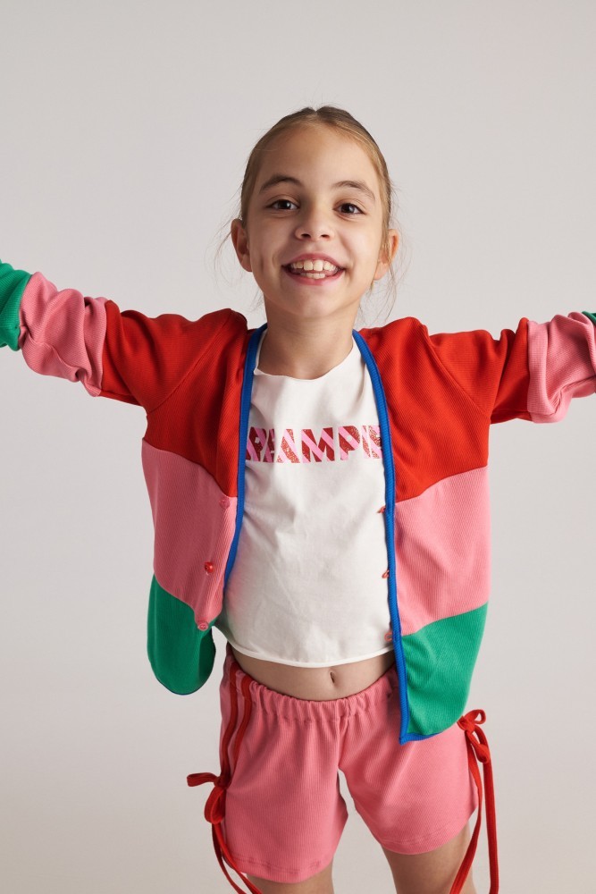 Ριγέ Ζακέτα Two In A Castle The Rainbow Girl