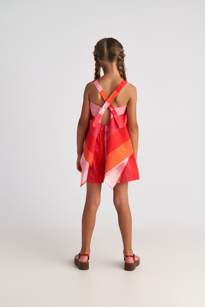 Two In A Castle Ριγέ Σετ Scarlet