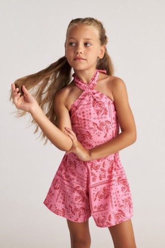 Two In A Castle Σετ Τοπ-Σορτς Bandana Scarf