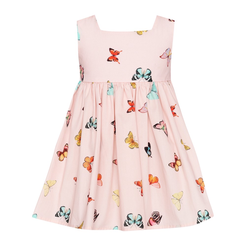 Two in a Castle Βρεφικό Φόρεμα Butterfly Sky Princess Pink