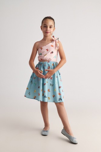 Two In A Castle Φόρεμα με έναν ώμο Butterfly