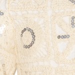 Two In A Castle Ζακέτα Εκρού Κροσέ Santorini  