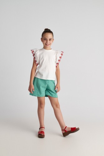 Two In A Castle Σετ Τοπ-Σορτς Forest Sky Cherries