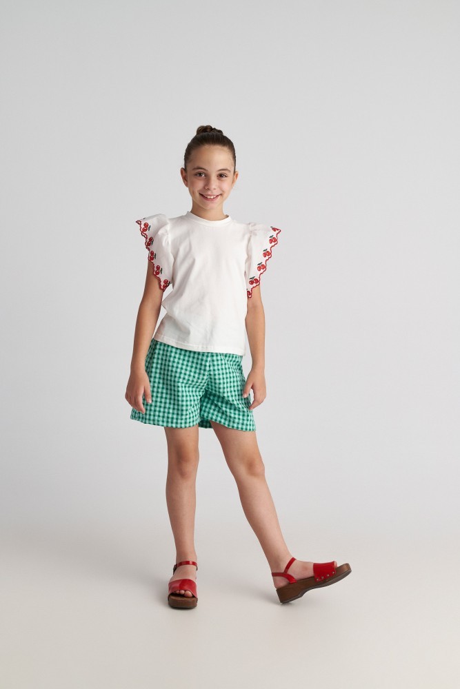 Two In A Castle Σετ Τοπ-Σορτς Forest Sky Cherries