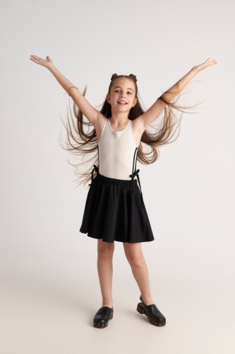 Two In A Castle Σετ Κορμάκι-Φούστα Modern Cinderella Μαύρο-Μπεζ