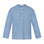 Two In A Castle Βρεφικό Σετ  Γαλάζιο Πουκάμισο και Παντελόνι  Sea Salt Mao