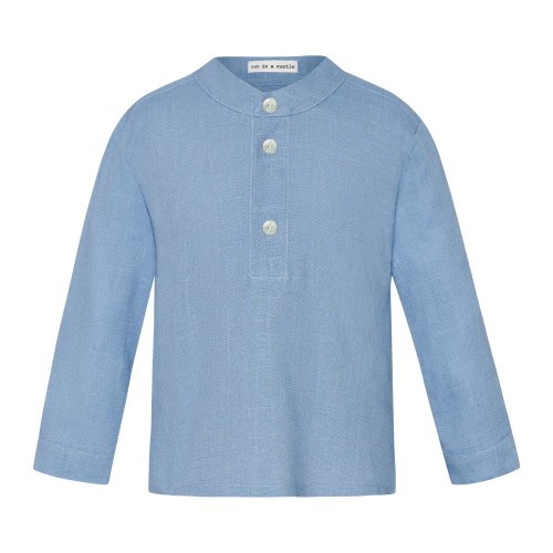 Two In A Castle Βρεφικό Σετ  Γαλάζιο Πουκάμισο και Παντελόνι  Sea Salt Mao