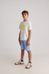 Two In Castle Λευκό Tshirt Starboy