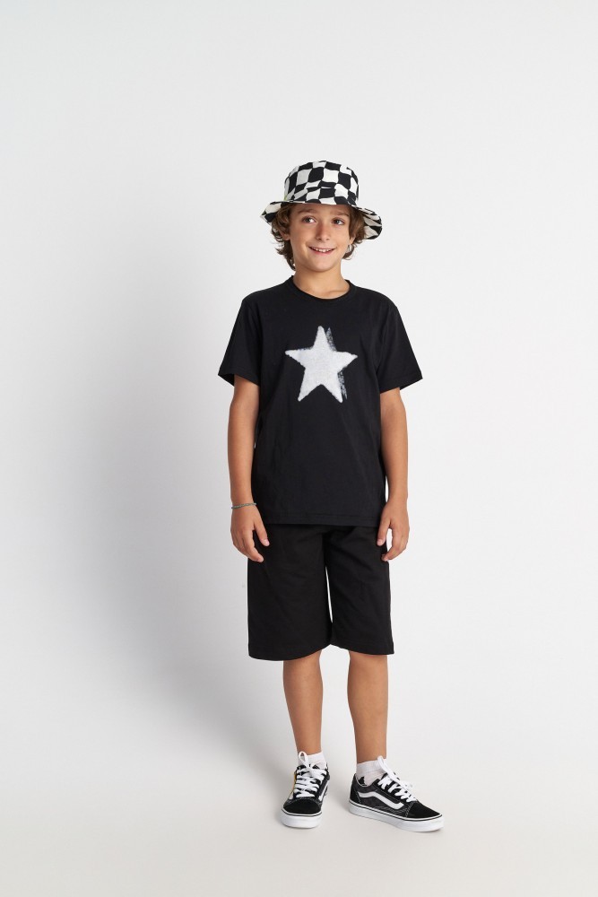 Two In A Castle Σετ T-shirt-Βερμούδα Star Boy
