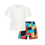 Two In A Castle Σετ Πουκάμισο-Βερμούδα Little Pirate