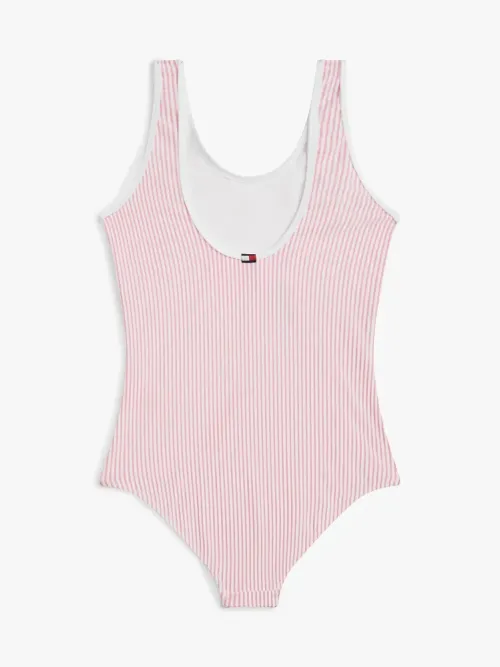 Tommy Hilfiger Ολόσωμο Ριγέ Μαγιό
