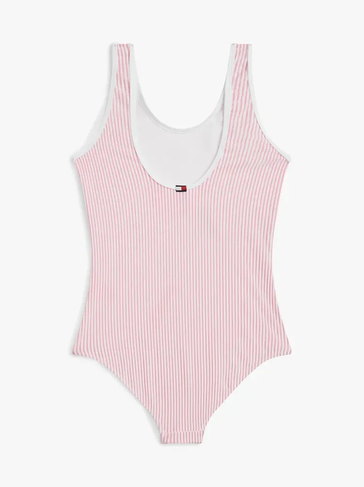 Tommy Hilfiger Ολόσωμο Ριγέ Μαγιό