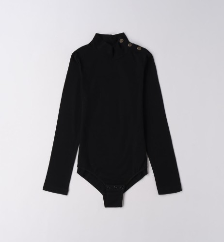 Κορμάκι Μακρύ Μανίκι Μαύρο F513