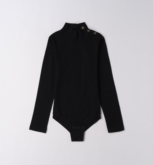 Κορμάκι Μακρύ Μανίκι Μαύρο F513