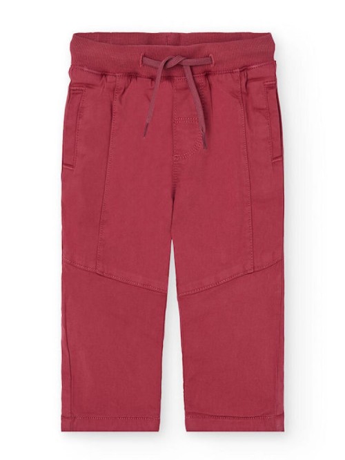 Βαμβακερό Παντελόνι Μπορντό 