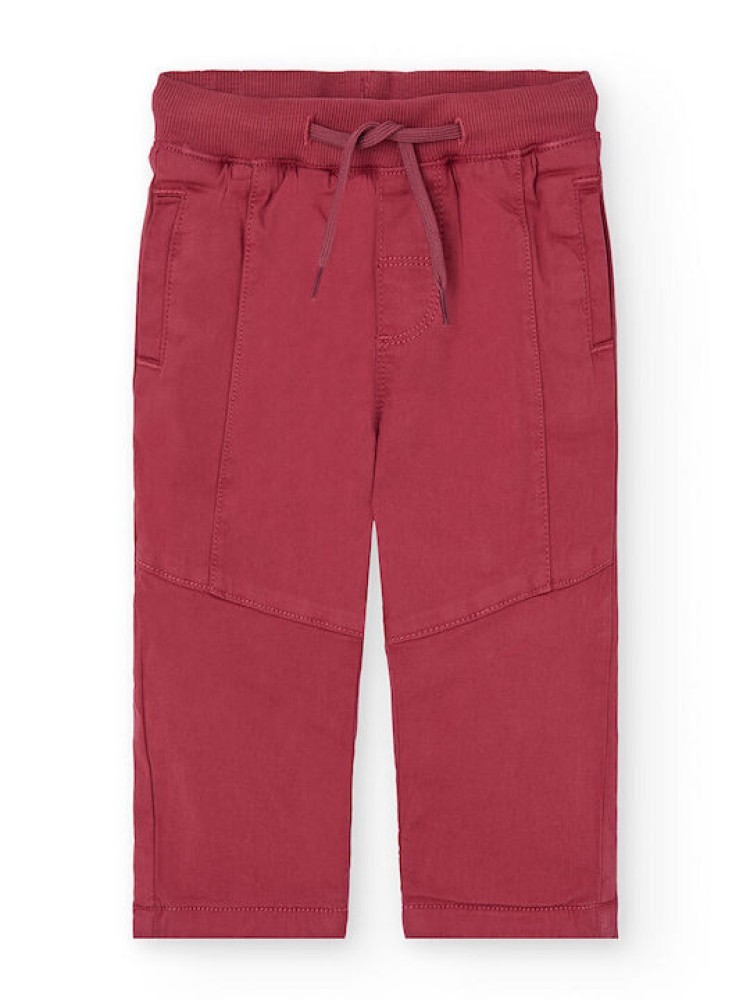 Βαμβακερό Παντελόνι Μπορντό 