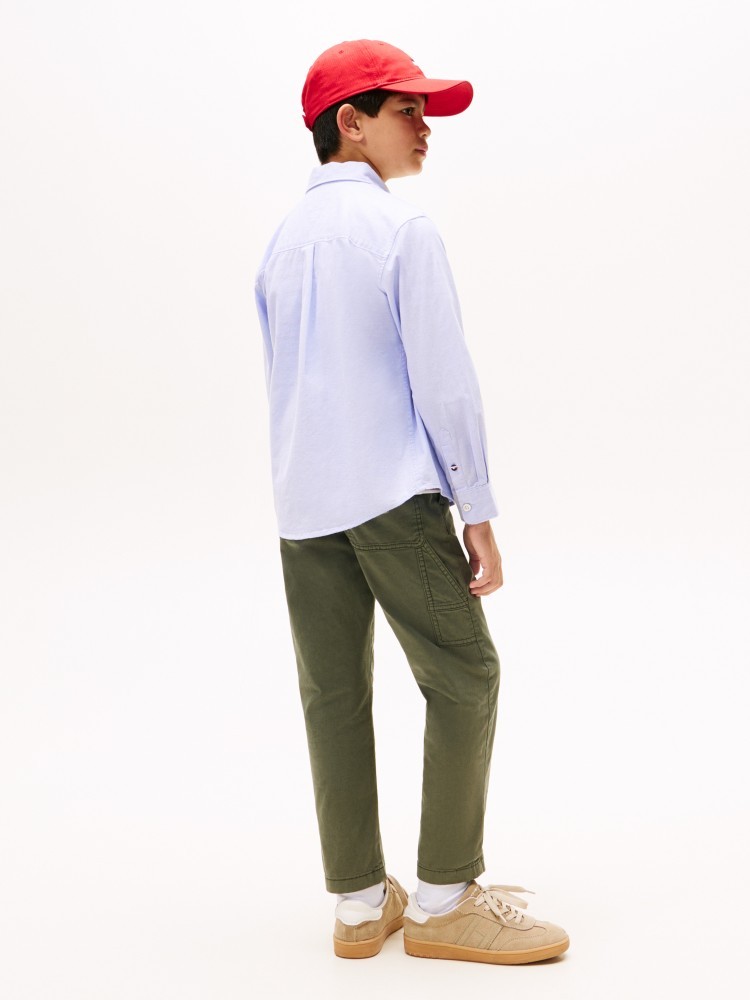 Tommy Hilfiger Γαλάζιο Πουκάμισο Oxford