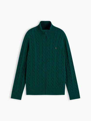 Tommy Hilfiger Πλεκτή Ζακέτα Cable Full Zip 