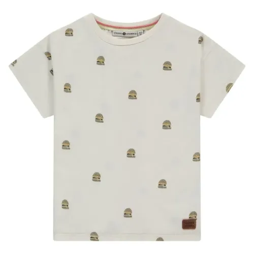 Stains & Stories Ιβουάρ T-shirt Burgers
