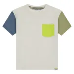 Stains & Stories T-shirt Εκρού με τσέπη