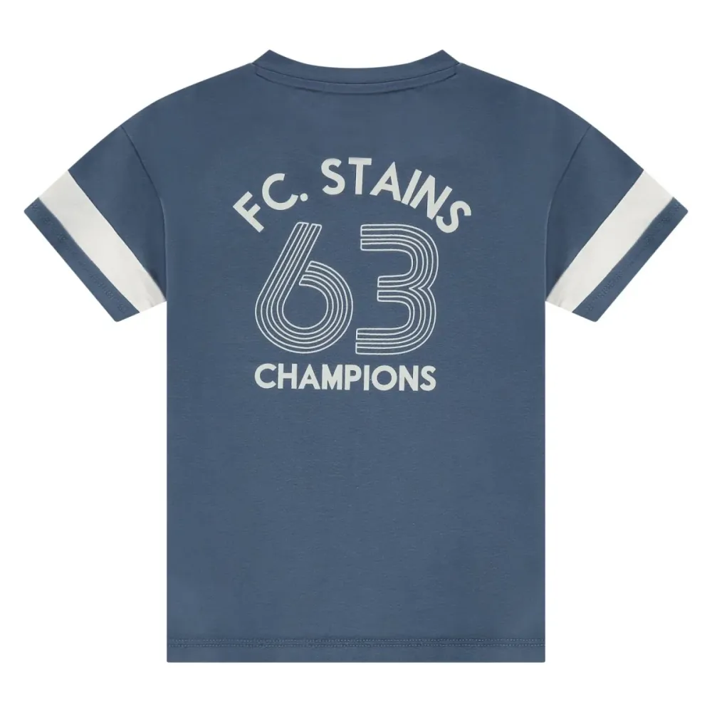 Stains & Stories T-shirt Μπλε Νο63