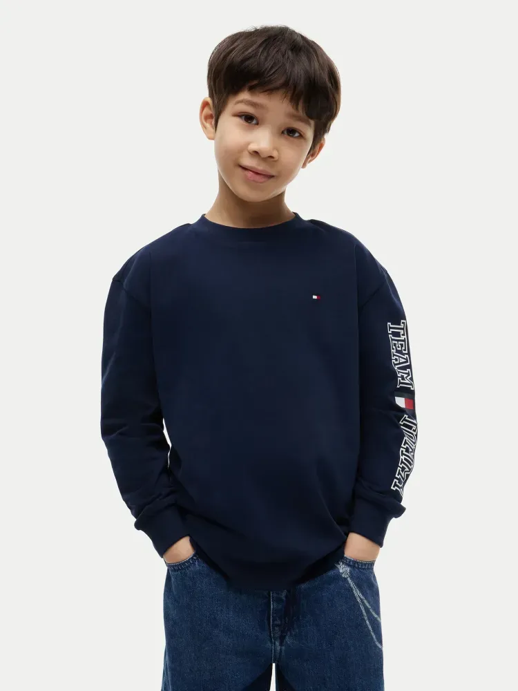 Tommy Hilfiger μακρυμάνικο T-shirt Team Tommy Graphic