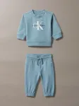 Calvin Klein Βρεφικό Φούτερ Σετ Monologo μέντα