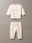 Calvin Klein Βρεφικό Φούτερ Σετ Monologo ροζ